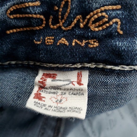 Silver Jeans Santorini Women Jean Low Rise Blue Size 29x28 - Picture 9 of 10